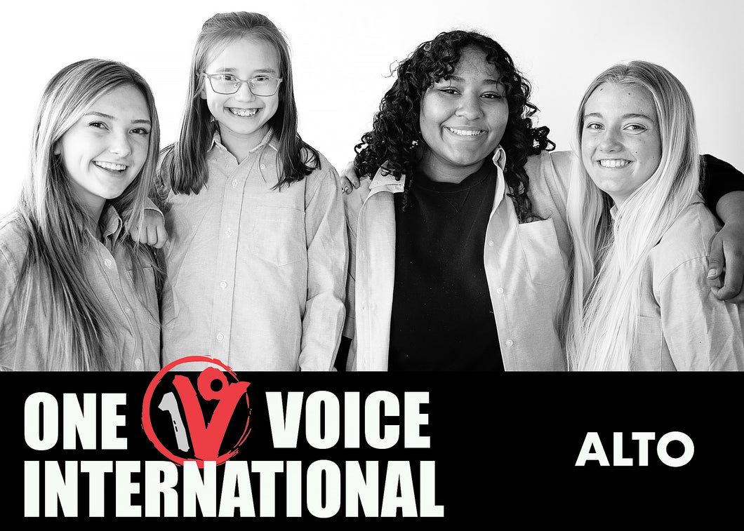 Alto (Vocal Range: B3-F4) | One Voice Children International Choir